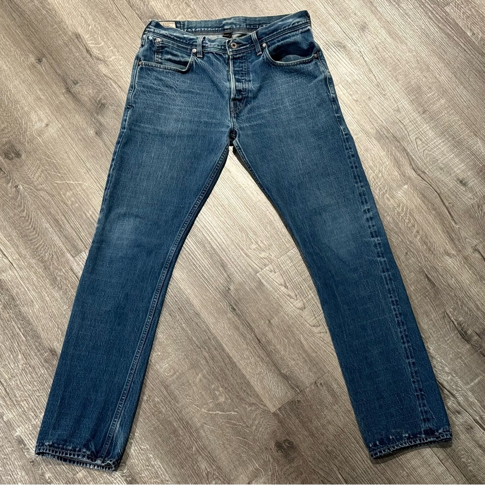 Wallace & Barnes Selvedge Denim Slim Jeans 32 x 34